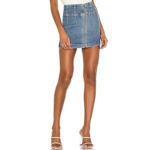 Free People Virgo Denim Mini Skirt, size 29